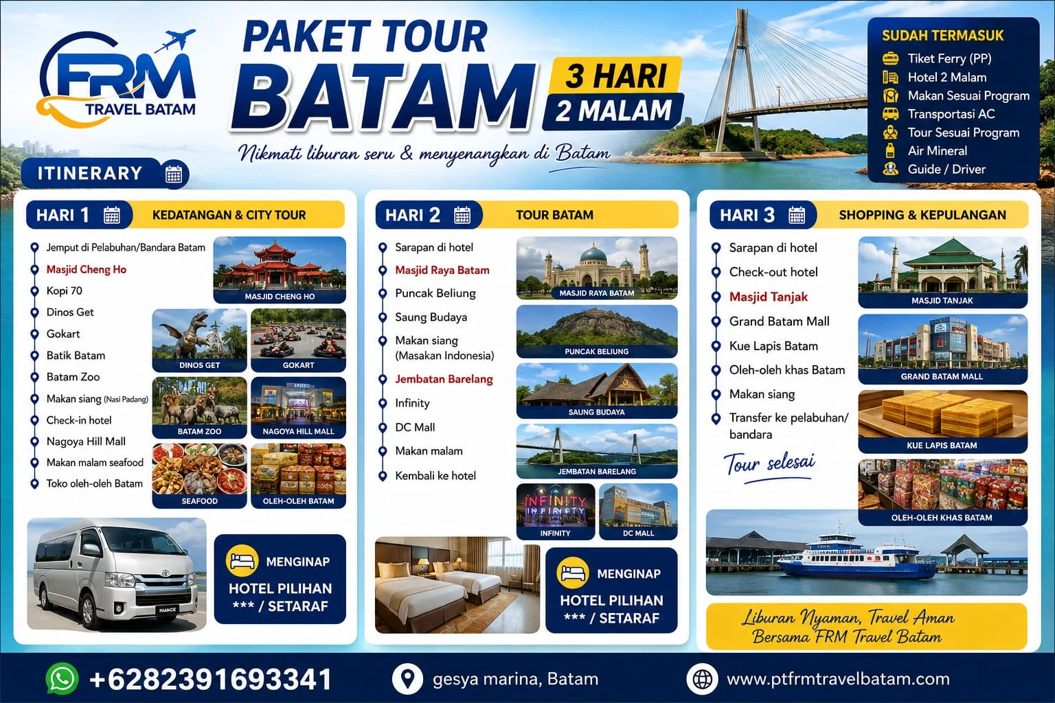 3D2N Batam Family Fun & City Tour